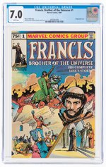 FRANCIS, BROTHER OF THE UNIVERSE #1 1980 CGC 7.0 FINE/VF.