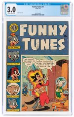 FUNNY TUNES #1 JULY 1953 CGC 3.0 GOOD/VG.