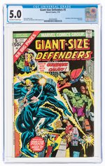 GIANT-SIZE DEFENDERS #5 JULY 1975 CGC 5.0 VG/FINE.