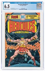 HERCULES UNBOUND #1 OCTOBER-NOVEMBER 1975 CGC 6.5 FINE+.