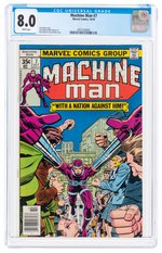 MACHINE MAN #7 OCTOBER 1978 CGC 8.0 VF.