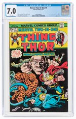 MARVEL TWO-IN-ONE #9 MAY 1975 CGC 7.0 FINE/VF.