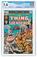 MARVEL TWO-IN-ONE #28 JUNE 1977 CGC 7.0 FINE/VF.