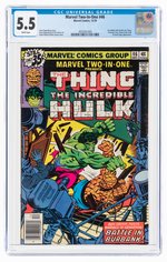 MARVEL TWO-IN-ONE #46 DECEMBER 1978 CGC 5.5 FINE- (HULK VS. THING).