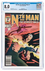 NTH MAN THE ULTIMATE NINJA #1 AUGUST 1989 CGC 8.0 VF (CGC CASE CRACKED).