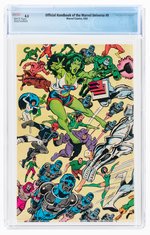 OFFICIAL HANDBOOK OF THE MARVEL UNIVERSE #9 SEPTEMBER 1983 CGC 4.5 VG+.