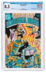 OMEGA MEN #1 APRIL 1983 CGC 8.5 VF+.