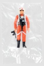 STAR WARS MAIL AWAY LUKE SKYWALKER X-WING PILOT ACTION FIGURE IN FACTORY SEALED BAGGIE.