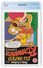 SIMPSONS COMICS #2 1994 CGC 9.6 NM+.