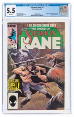 SOLOMON KANE #1 SEPTEMBER 1985 CGC 5.5 FINE-.