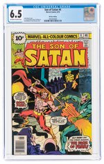 SON OF SATAN #4 JUNE 1976 CGC 6.5 FINE+ (UK EDITION).