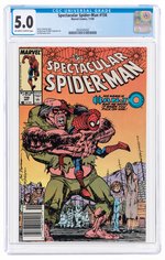 SPECTACULAR SPIDER-MAN #156 NOVEMBER 1989 CGC 5.0 VG/FINE.