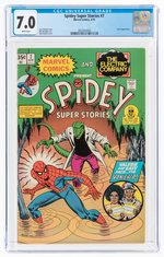 SPIDEY SUPER STORIES #7 APRIL 1975 CGC 7.0 FINE/VF.