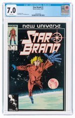 STAR BRAND #1 OCTOBER 1986 CGC 7.0 FINE/VF.