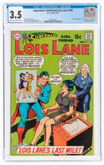 SUPERMAN'S GIRLFRIEND LOIS LANE #100 APRIL 1970 CGC 3.5 VG-.