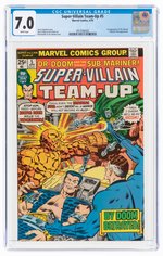 SUPER-VILLAIN TEAM-UP #5 APRIL 1976 CGC 7.0 FINE/VF.