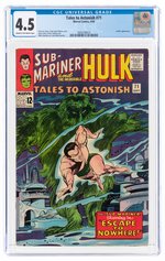 TALES TO ASTONISH #71 SEPTEMBER 1965 CGC 4.5 VG+.