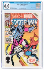WEB OF SPIDER-MAN #17 AUGUST 1986 CGC 6.0 FINE.