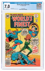 WORLD'S FINEST COMICS #242 DECEMBER 1976 CGC 7.0 FINE/VF.