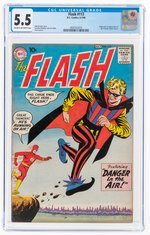 FLASH #113 JUNE-JULY 1960 CGC 5.5 FINE- (FIRST TRICKSTER).