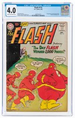 FLASH #115 SEPTEMBER 1960 CGC 4.0 VG.