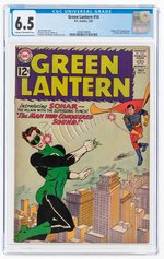 GREEN LANTERN VOL. 2 #14 JULY 1962 CGC 6.5 FINE+ (FIRST SONAR).