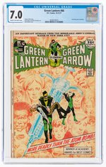 GREEN LANTERN VOL. 2 #86 OCTOBER-NOVEMBER 1971 CGC 7.0 FINE/VF.