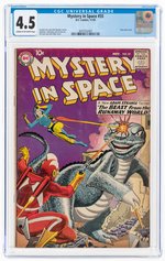 MYSTERY IN SPACE #55 NOVEMBER 1959 CGC 4.5 VG+.