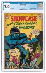 SHOWCASE #7 MARCH-APRIL 1957 CGC 2.0 GOOD.