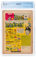 SHOWCASE #7 MARCH-APRIL 1957 CGC 2.0 GOOD.