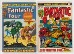 FANTASTIC FOUR BRONZE AGE LOT OF 14 COMIC ISSUES.