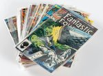 FANTASTIC FOUR BRONZE AND COPPER AGE LARGE LOT OF 47 COMIC ISSUES.