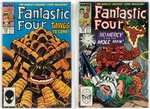 FANTASTIC FOUR COPPER AND MODERN AGE LARGE LOT OF 126 COMIC ISSUES.