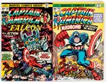 CAPTAIN AMERICA BRONZE AGE LOT OF 19 COMIC ISSUES.