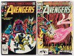 AVENGERS BRONZE AND COPPER AGE LARGE LOT OF 66 COMIC ISSUES.