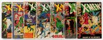 X-MEN SILVER & BRONZE AGE LOT OF NINE COMIC ISSUES.