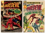 DAREDEVIL SILVER & BRONZE AGE LOT OF 11 COMIC ISSUES.