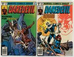 DAREDEVIL BRONZE AGE LOT OF NINE COMIC ISSUES.