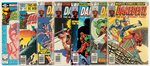 DAREDEVIL BRONZE AGE LOT OF NINE COMIC ISSUES.