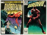 DAREDEVIL BRONZE AND COPPER AGE LARGE LOT OF 68 COMIC ISSUES.