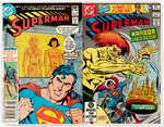 SUPERMAN BRONZE AND COPPER AGE LOT OF 39 COMIC ISSUES.