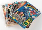 SUPERMAN BRONZE AND COPPER AGE LOT OF 39 COMIC ISSUES.