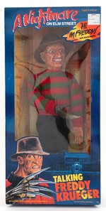 TALKING FREDDY KRUEGER BOXED FIGURE.