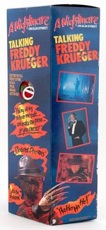 TALKING FREDDY KRUEGER BOXED FIGURE.