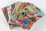 ACTION COMICS BRONZE & COPPER AGE LARGE LOT OF 38 COMIC ISSUES.