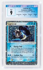 2003 POKÉMON EX RUBY & SAPPHIRE SET LAPRAS EX 99/109 HOLO CGC 9 MINT.