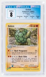 2003 POKÉMON EX DRAGON SET GOLEM 5/97 HOLO CGC 8 NM/MINT.