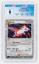 2003 POKÉMON EX DRAGON SET LATIAS EX 93/97 HOLO CGC 9 MINT.