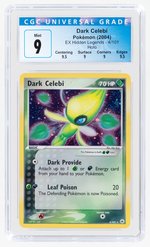 2004 POKÉMON EX HIDDEN LEGENDS SET DARK CELEBI 4/101 HOLO CGC 9 MINT.