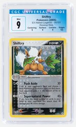 2004 POKÉMON EX HIDDEN LEGENDS SET SHIFTRY 14/101 REVERSE HOLO CGC 9 MINT.